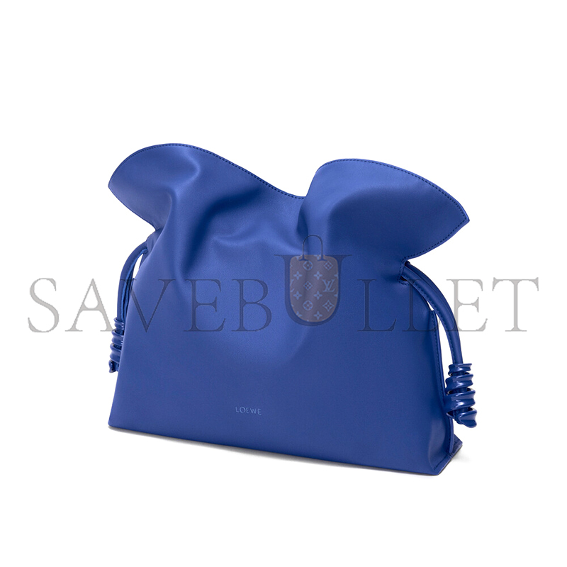 LOEWE MEDIUM COIL FLAMENCO CLUTCH IN NAPPA CALFSKIN A411FC1XEQ (30*24.5*10.5cm)